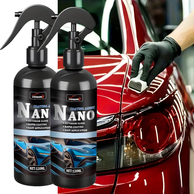 

1 Piece 120ml Car Coating Agent Crystal Coating Wax - Anti-Fouling and Dust-Proof, Smooth and Bright, Polyester Protection Can Be Used for Car Paint and Glass Surfaces