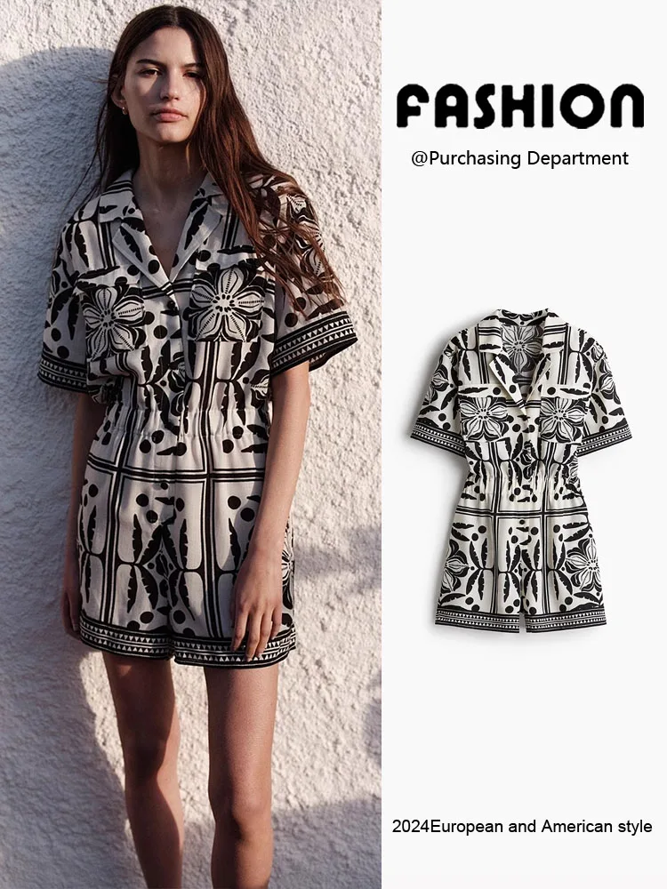 

Faionable Casual ort Sve Cuban Collar All-Match Woven orts Rer High Waist Commute Sle Summer New Women's Clothing