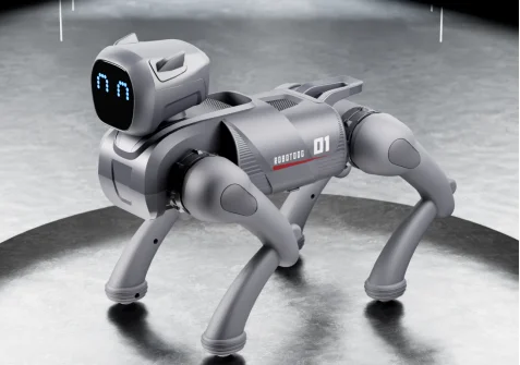 Symulacja robota X1 Rc, inteligentny pies mechaniczny, programowanie przez aplikację, zdalne sterowanie, dialog głosowy, lampka nastrojowa, urocze wyrazie twarzy, światło.