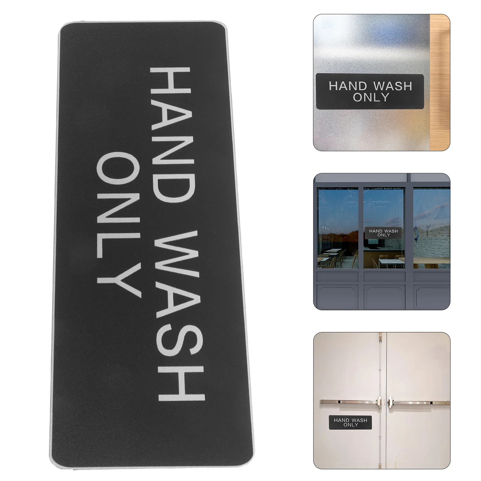 Hand Wash Signage Staff Toy Decoration Record Board Aluminum House Employees Only