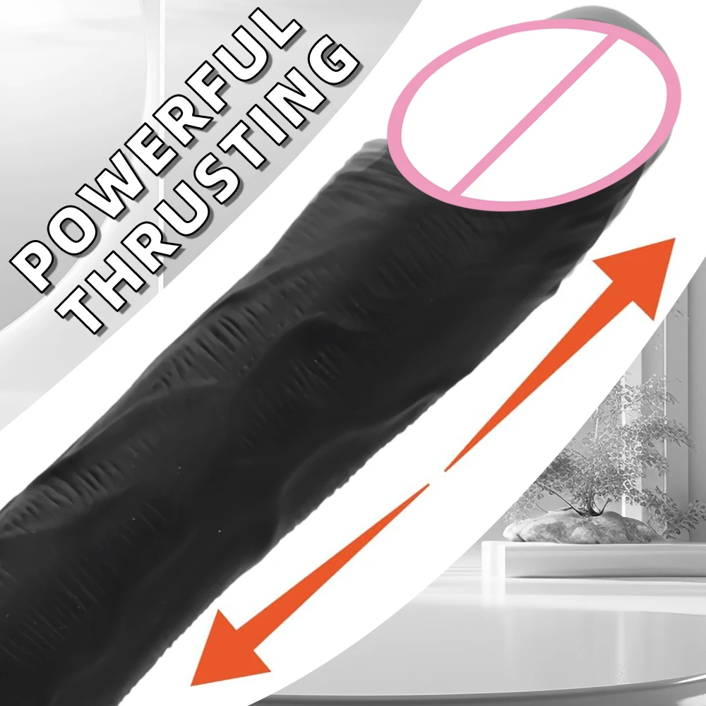 Vibromasseur Gode Éléphant pour Homme et Femme, Pénis Réaliste, Télécommande Sans Fil, Télescopique Vibrant, Jouet Sexuel Adulte, Gode Enorme Shop, XXXL