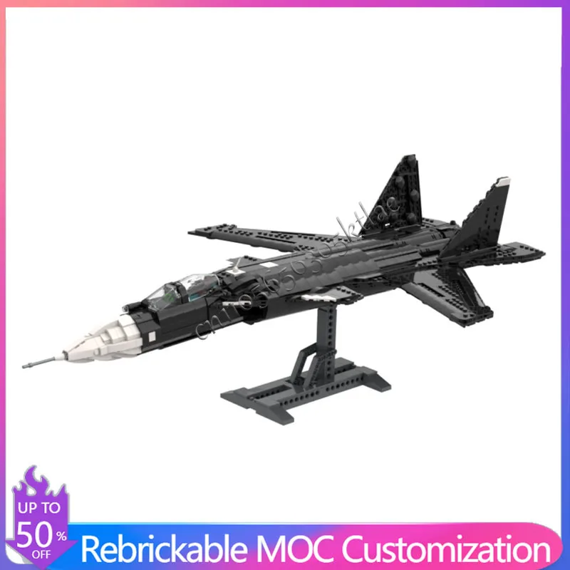 

NEW 1658 PCS Berkut Technology Demonstrator 1/35 Scale Warplane MOC Building Block Model Children Assembly Christmas Gifts Set