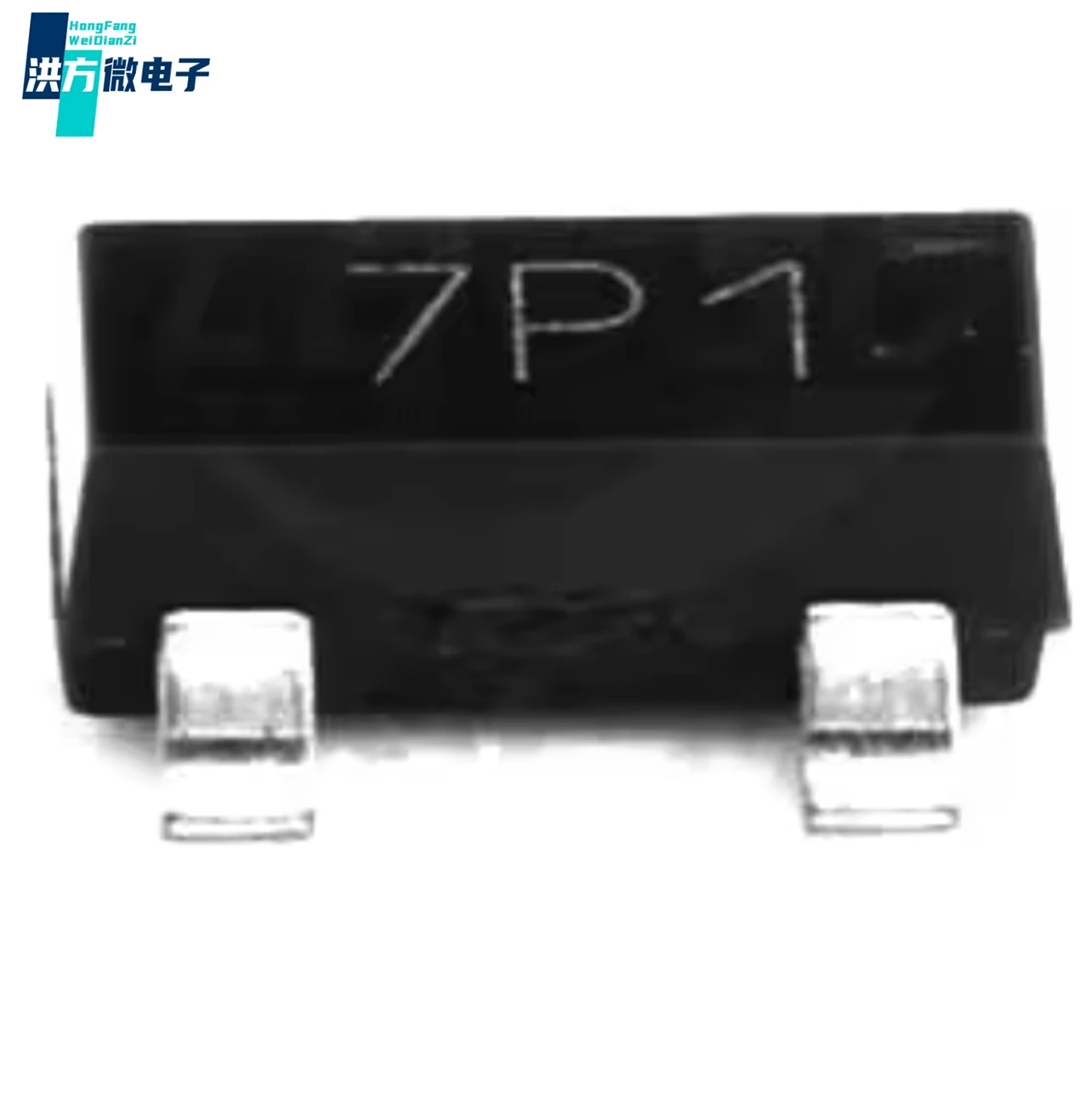 10pcs/100pcsOriginal MOSFET P-Channel ZXMP10A13FTA  SOT-23 100V 600mA 625mW Marking 7p1