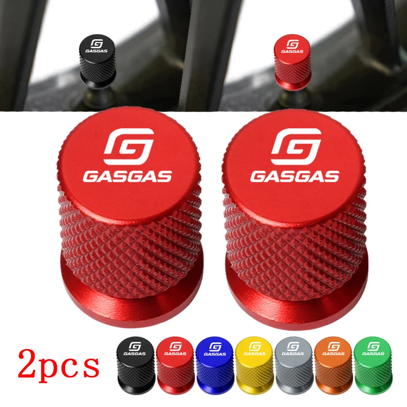 

2 шт. колпачки для клапанов шин мотоцикла, крышка для колес, алюминиевый сплав с ЧПУ для GASGAS MC450F EC300 GP SM 700 900 EC, аксессуары