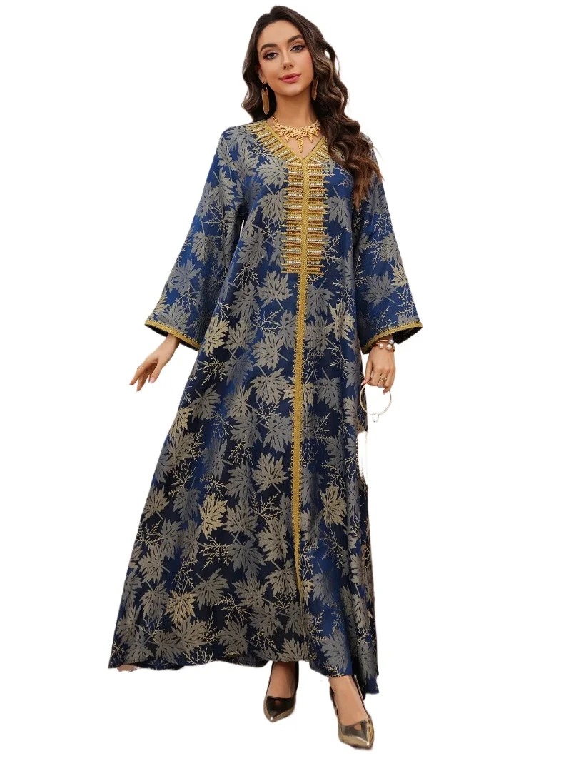 

Eid Women Dress Muslim Abaya Embroidery Long Dresses Dubai Vestidos Largos Party Caftan Jalabiya Ramadan Kaftan Arab Robe 2025