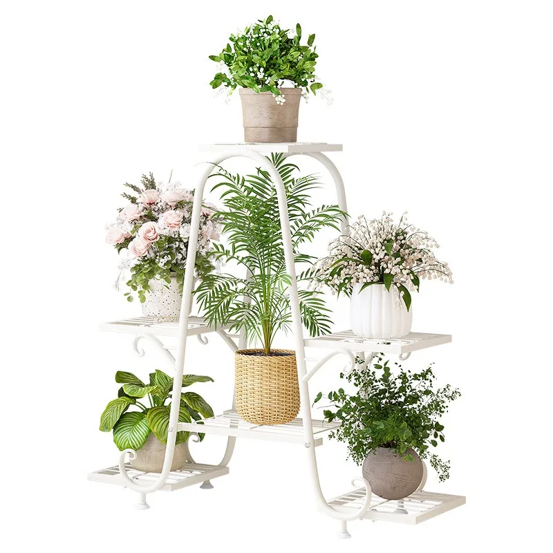 Flower rack, living room floor-to-ceiling multi-layer balcony storage rack