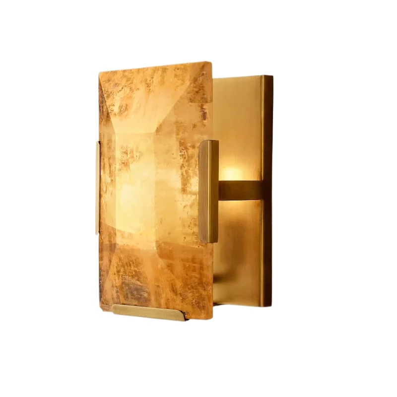 Luxury modern minimalist stone wall lamp indoor living room decoration dining room kitchen