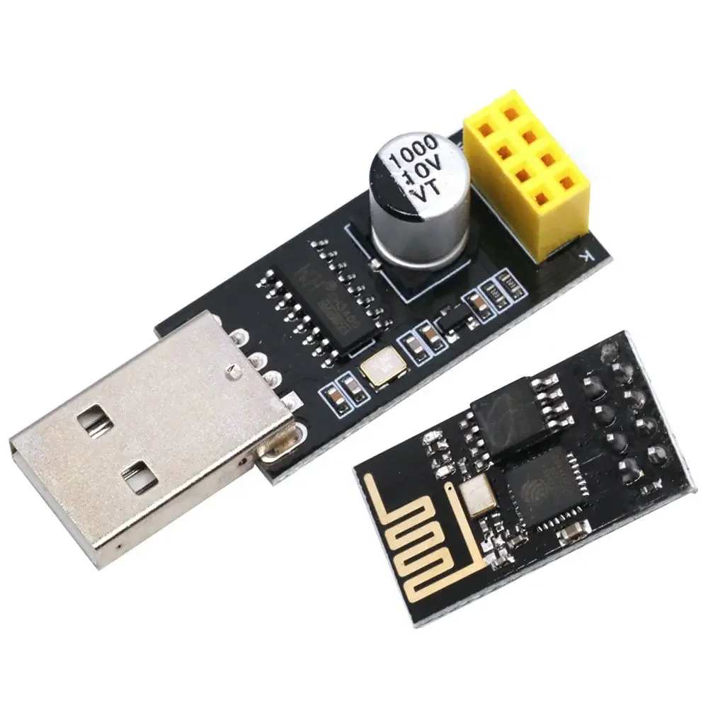 ESP01 Programmer Adapter UART GPIO0 ESP-01 Adaptaterr ESP8266 CH340G USB to ESP8266 Serial Wireless Wifi Developent Board Module