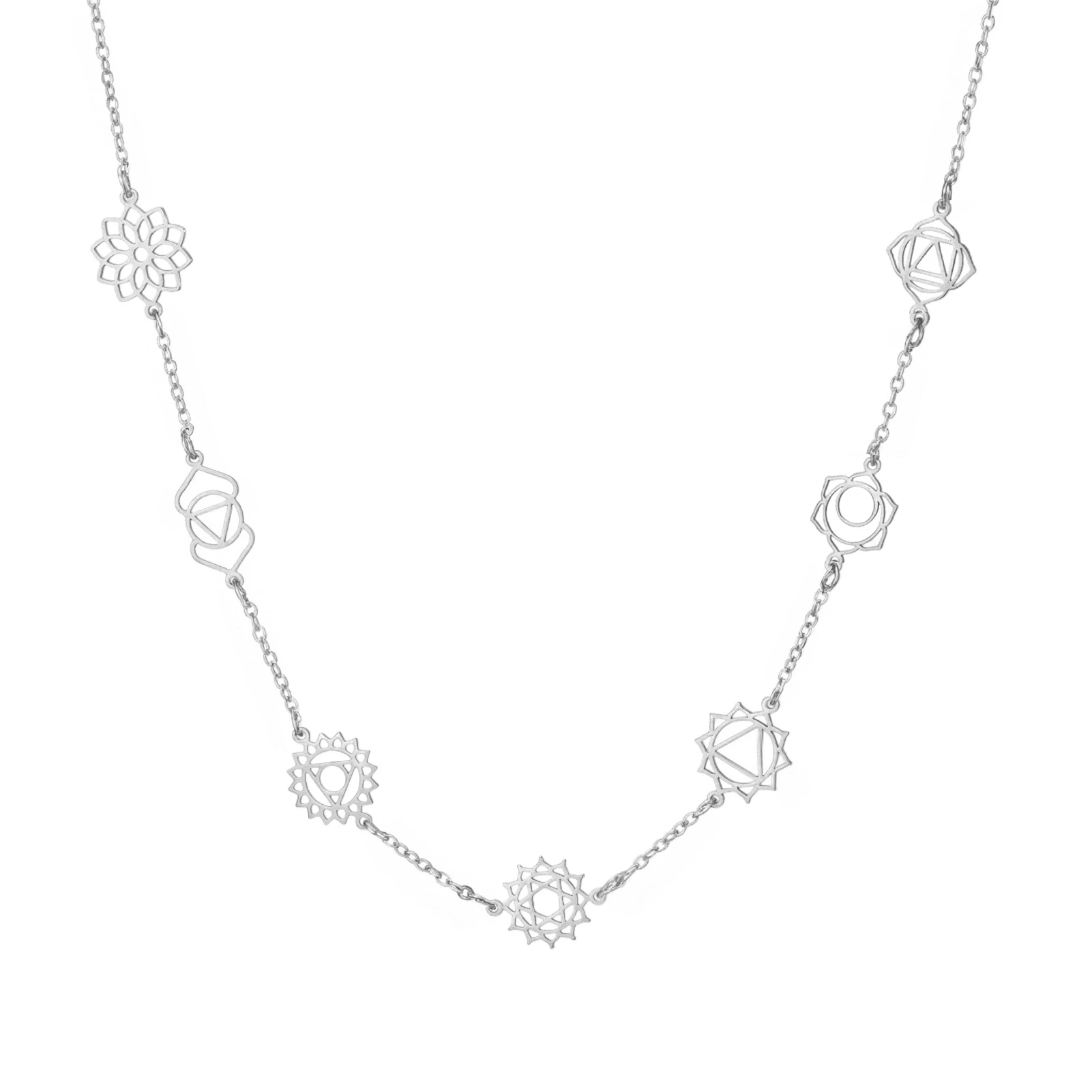 Women's Skyrim 7 Chakra Pendant Necklace
