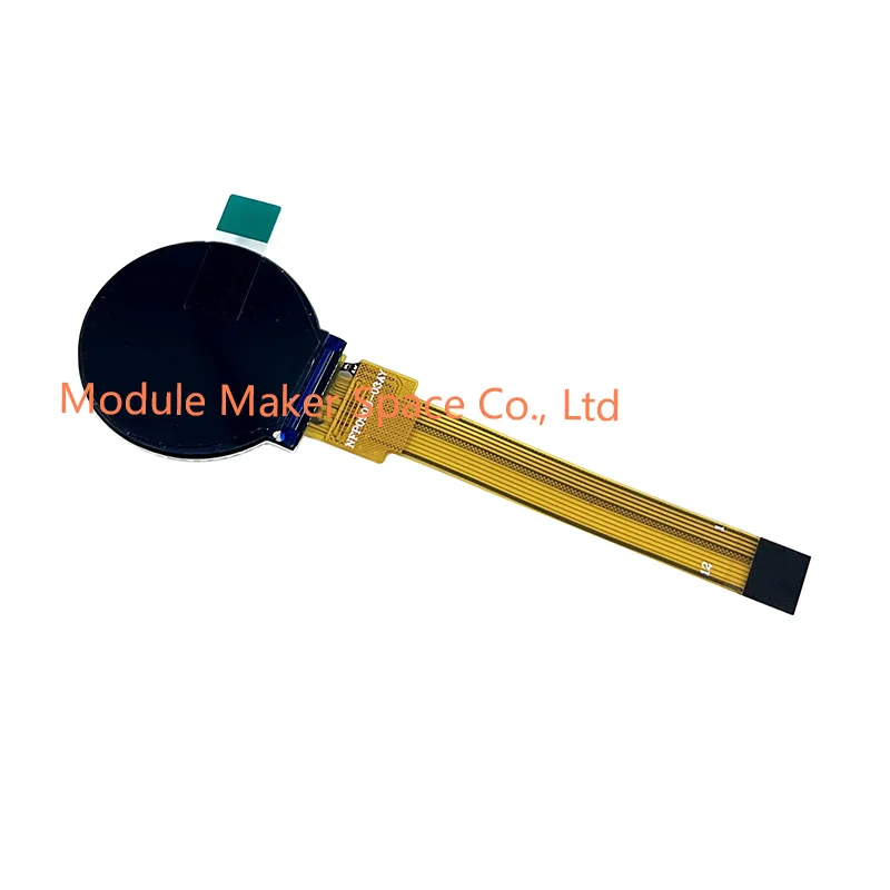 Módulo de exibição LCD TFT de 0,9 polegadas, driver ST7735 de tela colorida SPI redonda 128x128