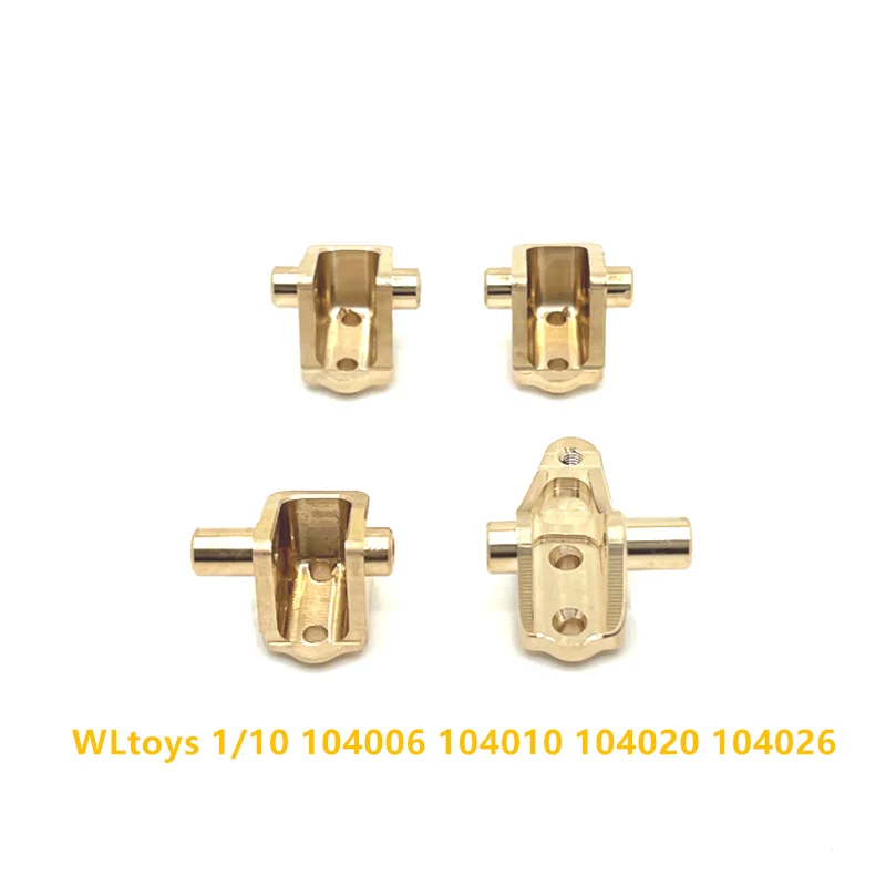 RC Auto Teile Metall Upgrade Ersatz Messing Vorder- und Hinterachse Spurstange Befestigungs Teile Fit Für WLtoys 104006 104010 104020 104026