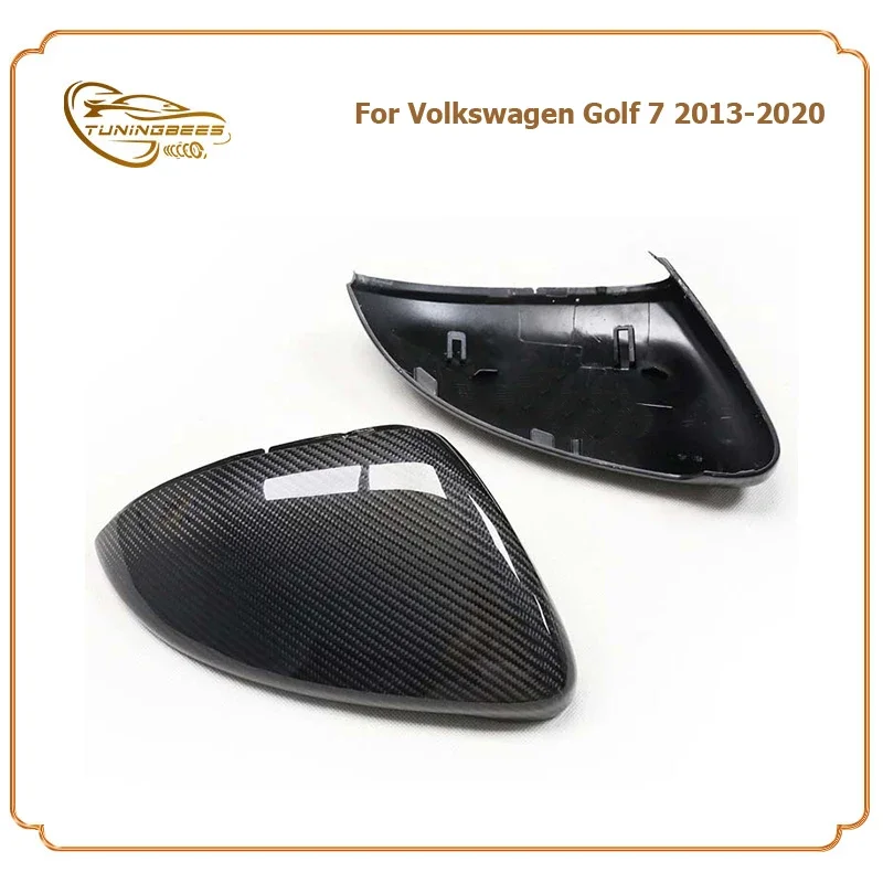 Replacement Style Carbon Fiber Body Side Rearview Mirror Cover For Volkswagen Golf 7 MK7 2013 2014 2015 2016 2017 2018 2019 2020