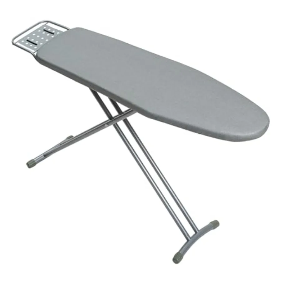 

Ironing Board Full Size, 43x13 Sturdy Heavy Duty Iron Board with Iron Rest, Heat Resistant Cover with Ultra Thick Padding, Heig