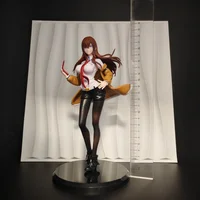 22cm Steins Gate Makise Kurisu Anime Girl Figure Steins;Gate Kurisu Makise Action Figure Assistant Figurine Model Doll Toys Gift