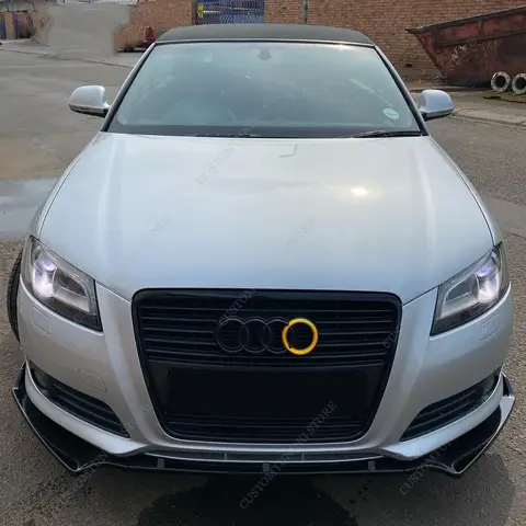 글로스 블랙 프론트 범퍼 립 스포일러 스플리터 디퓨저 Retroft For Audi S3 8P A3 S-Line FL 2008-2012 Facelift Bodykits Tuning 글로스 블랙 프론트 범퍼 립 스포일러 스플리터 디퓨저 Retroft For Audi S3 8P A3 S-Line FL 2008-2012 Facelift Bodykits Tuning