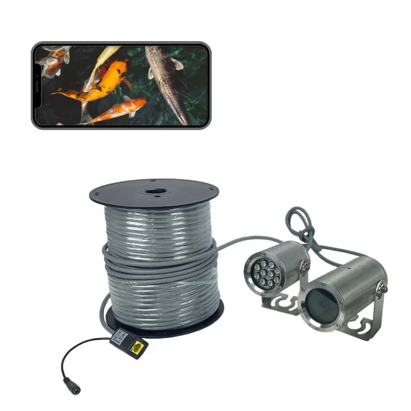 

Подводная IP-камера с индивидуальной заполняющей подсветкой, подходящей для среды