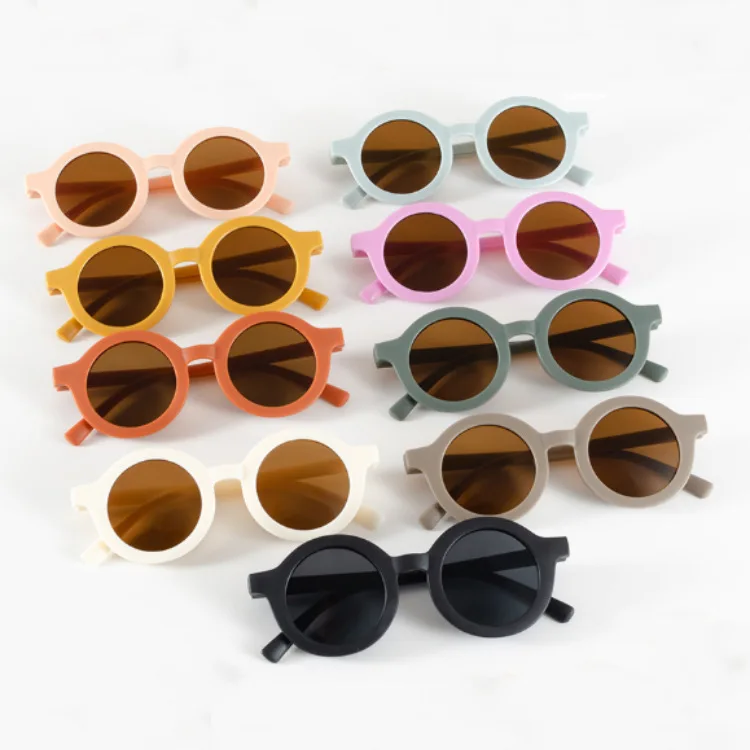 

New Fashion Round Children Sunglasses Classic Cute Girls Boys Kids Sun Glasses UV400 Protection Children Outdoor Sun Protection