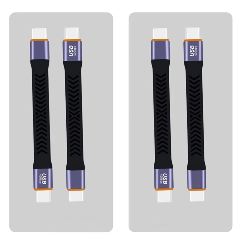 Short USB C To C Cable For Quick Charging And Data Sync 100W Power Delivery,40Gb