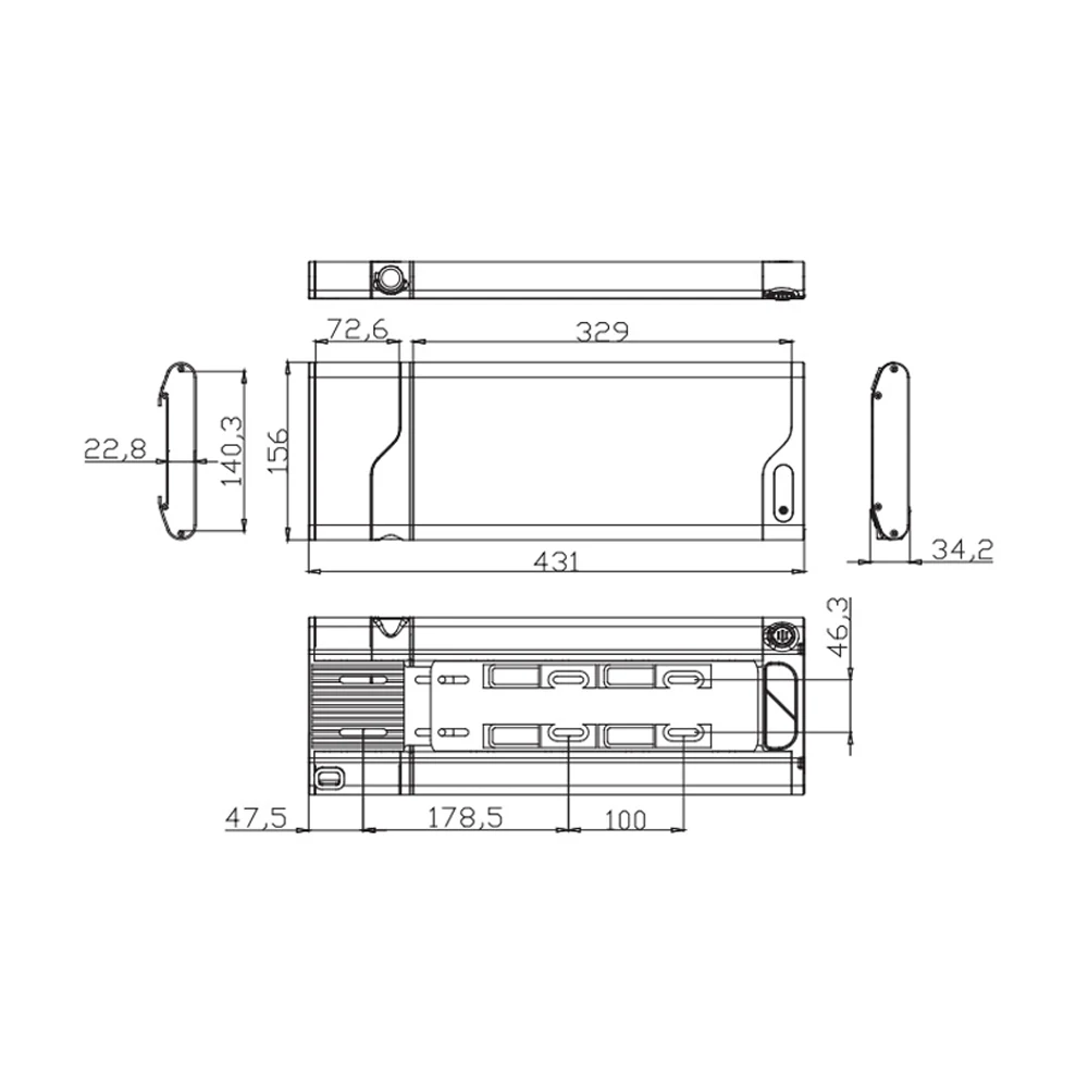 New Arrival Ebike Battery 36V 7.5Ah 9.6Ah 10.5Ah 48V 7Ah 250W 350W 500W Rear Rack Battery for Electric Bike with Charger