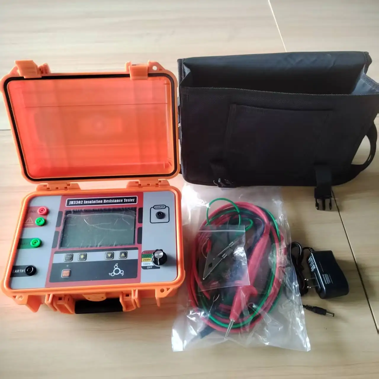 عالية الدقة الرقمية 1KV-10KV Megohmmeter الفولتميتر الدائرة اختبار Megameter العزل الأرض الأرض المقاومة تستر Megameter