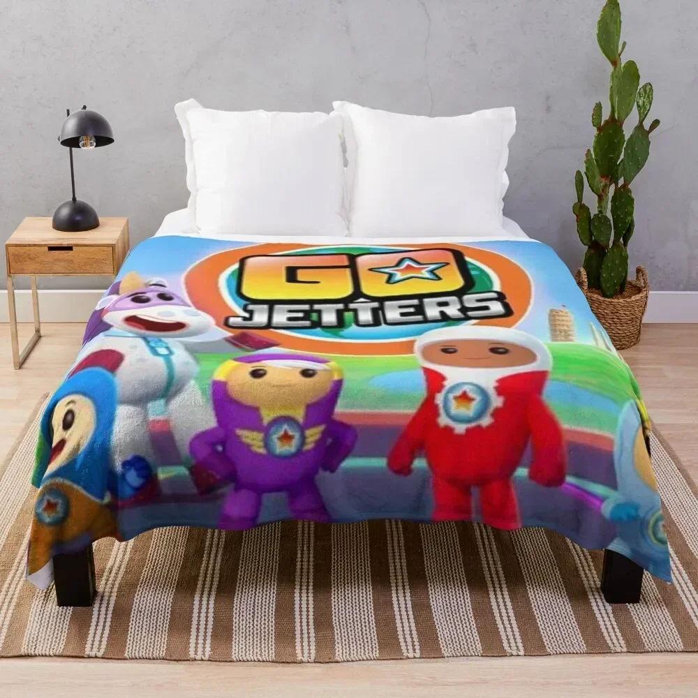 

Go Jetters Design Throw Blanket halloween Furry Nap Soft Beds Blankets