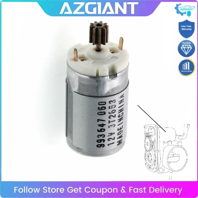 AZGIANT Throttle Control Electronic Starter Motor DC12V 9T for Benz C-Class CL203 S204 W203 W204 Replace Brand New Durable