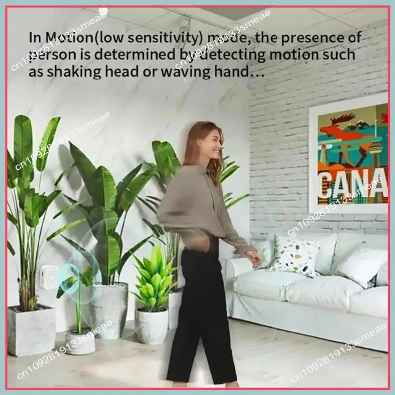 

N94R Zigbee Детектор присутствия человека Датчик человеческого тела 24G Детектор миллиметровой волны Датчик движения работает с Tuya Alexa, легко