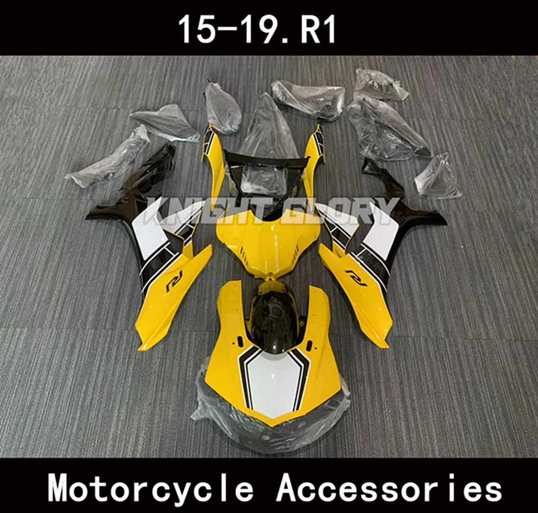 

Suitable for YZF-R1 YZF R1 2015 2016 2017 2018 2019 Motorcycle Shell Fairing Spoiler Bodywork Set RN321 RN49