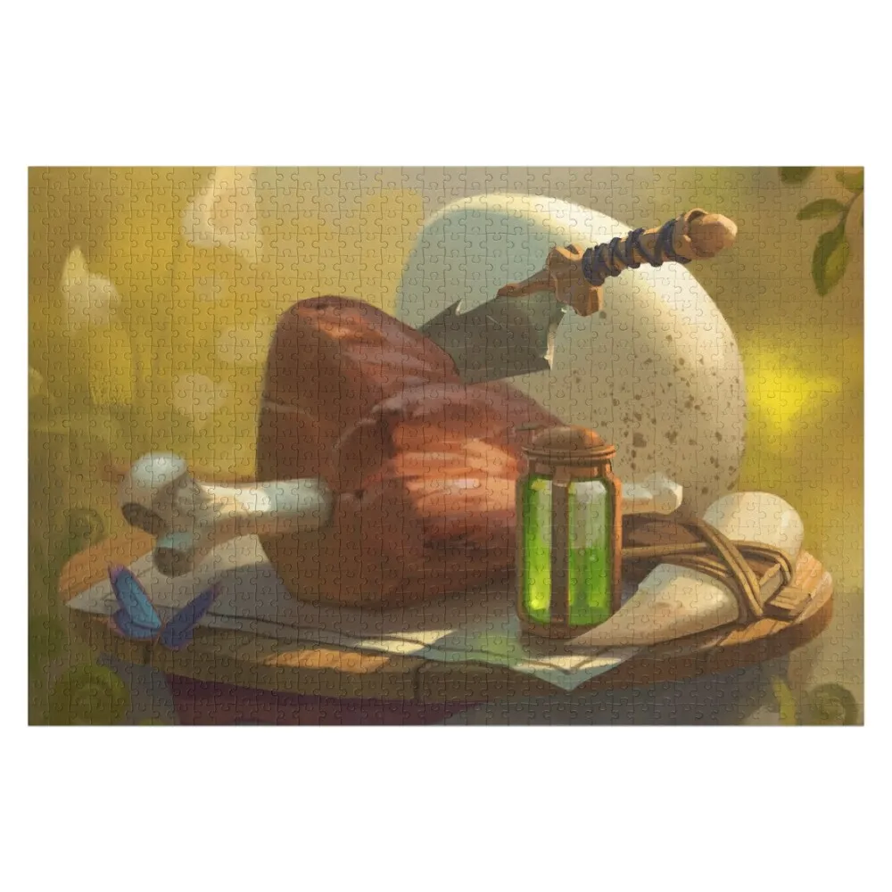 Monster Hunter Still Life Jigsaw Puzzle Personalized Toy Wooden Decor Paintings Jigsaw Pieces Adults Wooden Name Puzzle