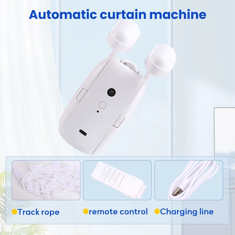 Tuya Smart Curtains Machine Wireless Curtain Opener Switch Robot Remote Control  For Roman Guide Rail