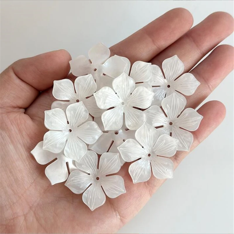 10pcs/lot new retro acetic acid 30mm torus big flower beads resin petal charm connectors for diy hair jewelry making accessories