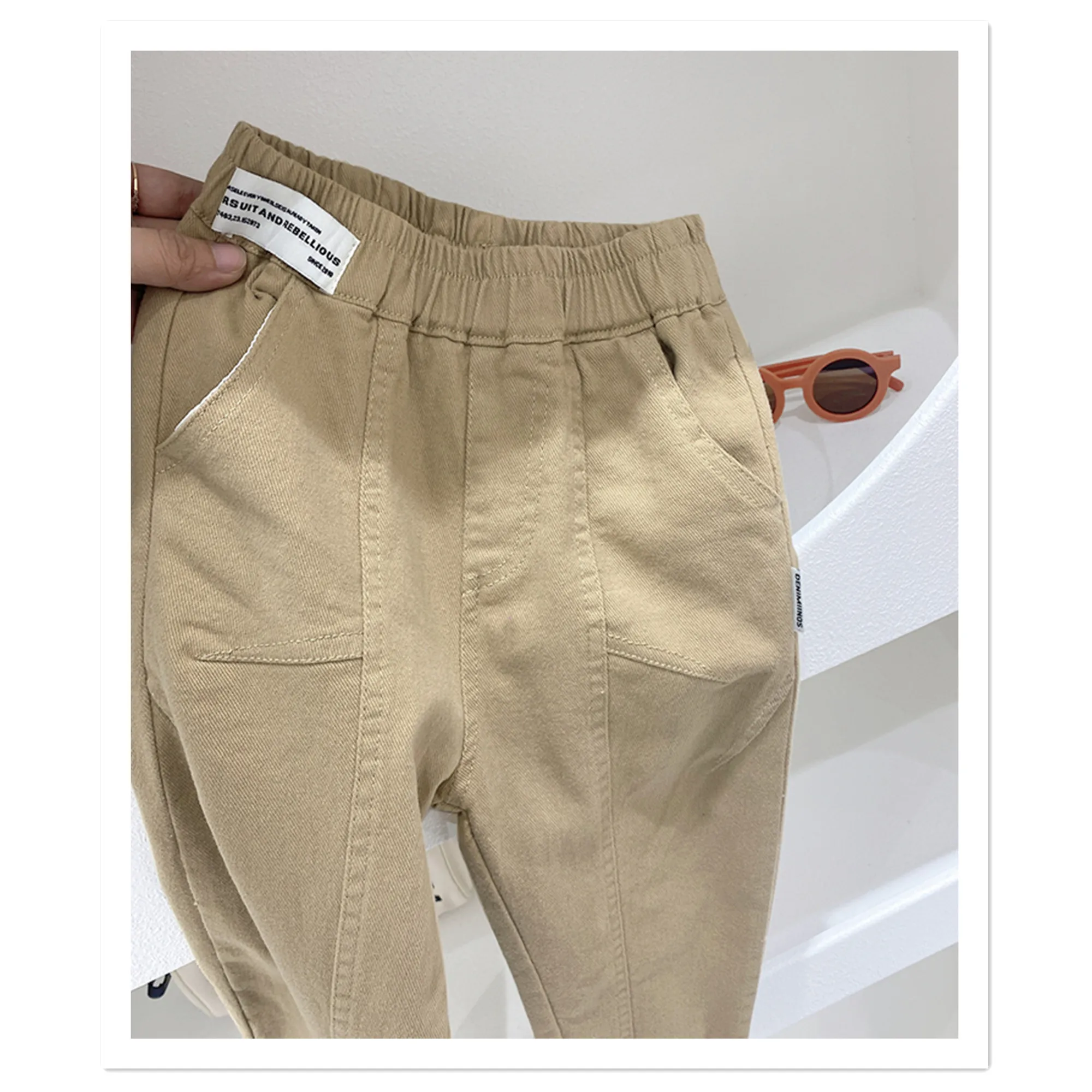 Pantaloni da bambino pantaloni primaverili e autunnali, moda autunnale per ragazzi grandi, stile occidentale, abbigliamento autunnale per bambini,