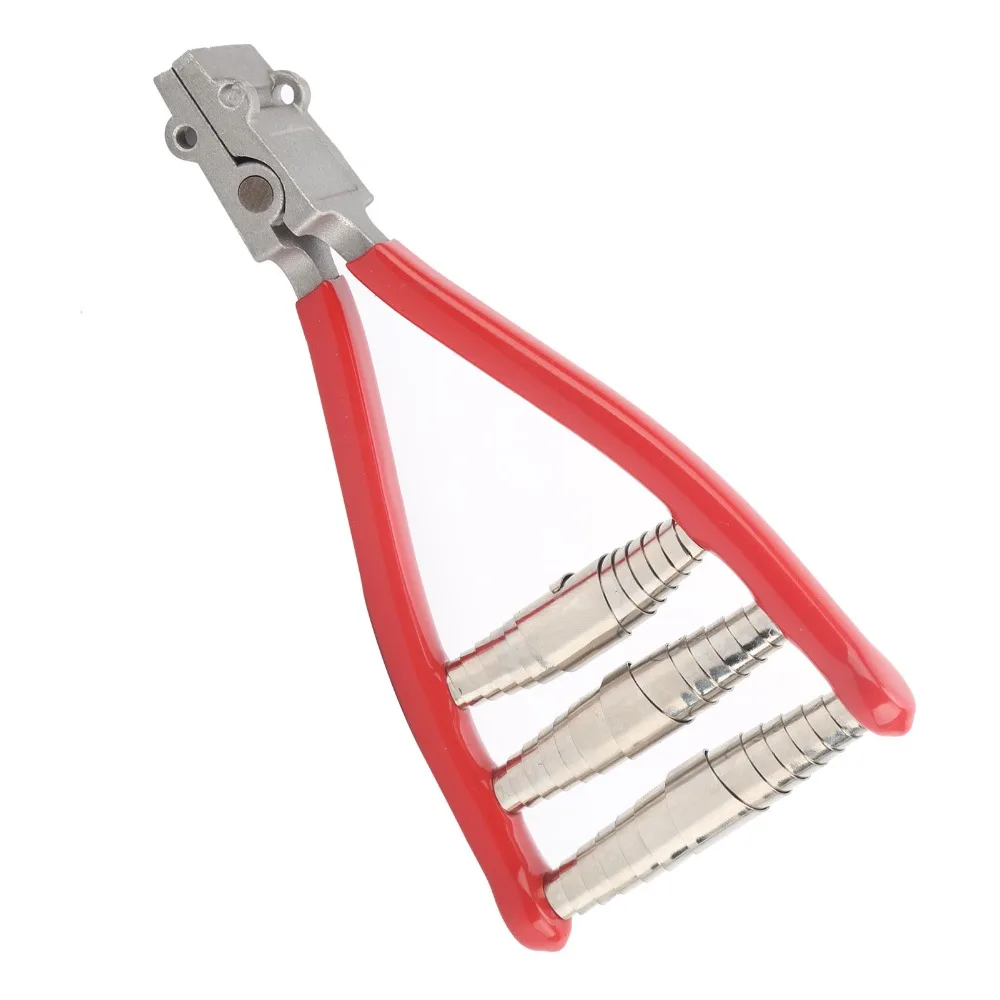 Stainless Steel Stringing Clamp 3 Spring Wide Head Racket Stringing Tool Starting Clamp Badminton Racket Stringing