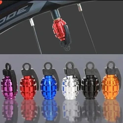4Pcs/Set 2025 New Universal Car Truck Motocycle Bicycle Wheel Tire Valve Cap Tyre Rim Stem Cover Grenade Design Car Accessories