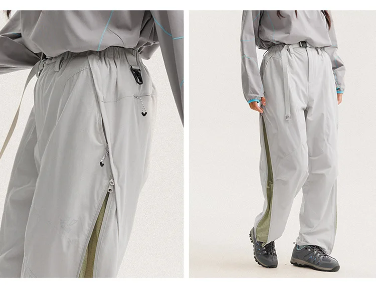 Unisex Leichte Softshell Funktionshose - Anpassbare Passform, Feuchtigkeitsableitend & Reißfest für Outdoor & Alltag – Detail 6