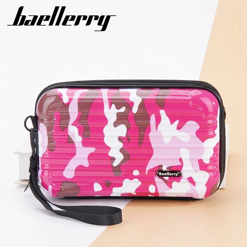 Baellerry New Women Makeup Bag Large-Capacity Portable Travel Cosmetic Bag Zipper Crossbody Shoulder Clutch Bag For Girls