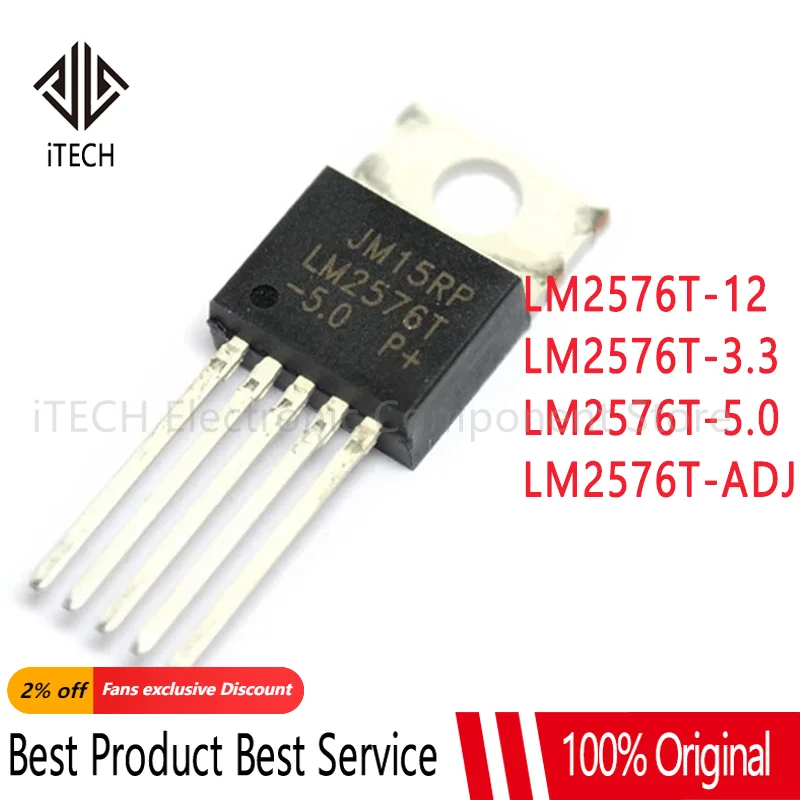 5PCS LM2576T-5.0 TO220 LM2576-5.0 TO-220 LM2576T-5 LM2576T-3.3 LM2576-3.3 LM2576T-12 LM2576-12 LM2576T-ADJ LM2576-ADJ TO220-5