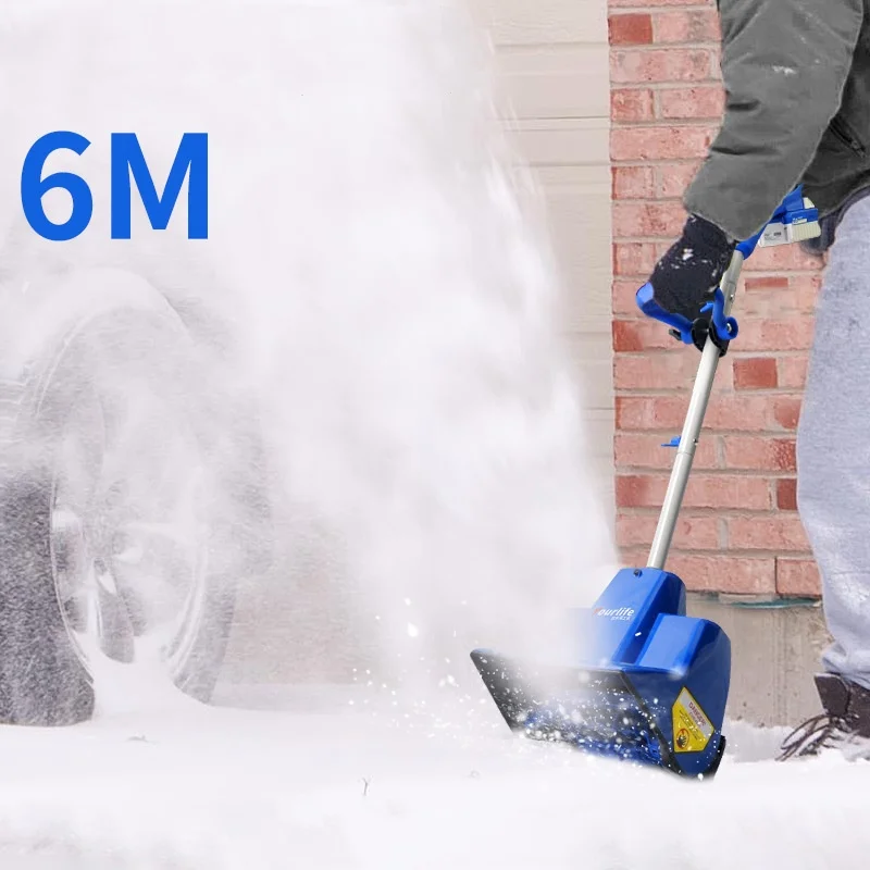 220V Electric Garden Snow Remover with High Pressure Power Snow Blower Plow Thrower with Wheels