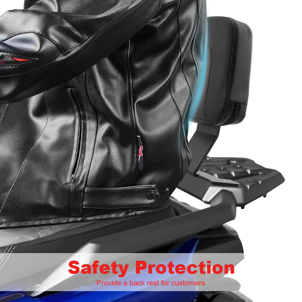 مسند ظهر الركاب الخلفي لياماها YW125 زوما 125 2022 2023 2024 2025 دراجة نارية دعم سيسي بار مع وسادة وسادة #4