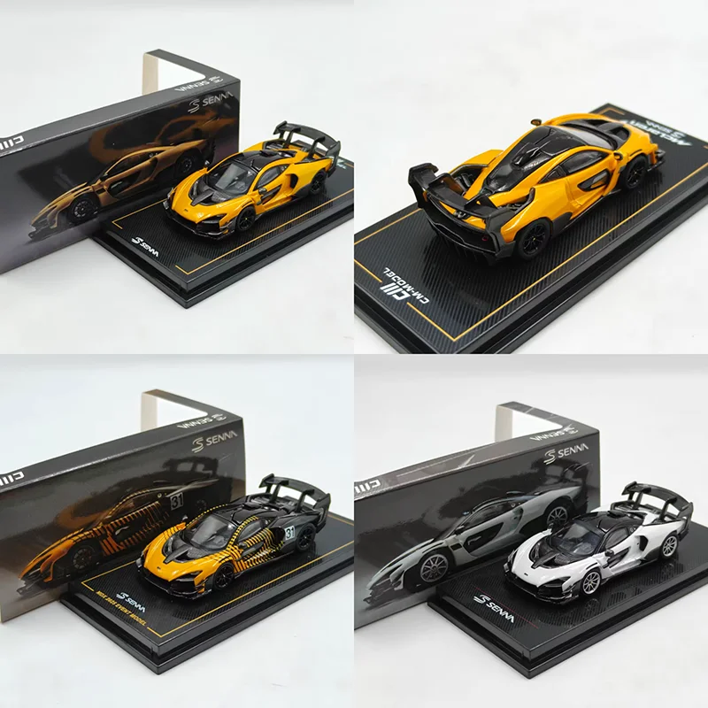 cmダイキャスト-1-64スケール-セナgtr-720-gt3x-合金製カーモデル-クラシックコレクション-ギフト-静態ディスプレイ装飾