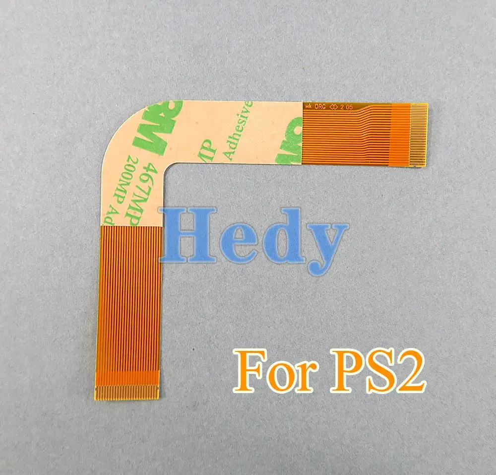 2Pcs Flex สายริบบิ้นแบนแบบยืดหยุ่นเลเซอร์เลนส์การเชื่อมต่อ9W 90000สำหรับ Playstation 2 PS2คอนโซล7W 70000