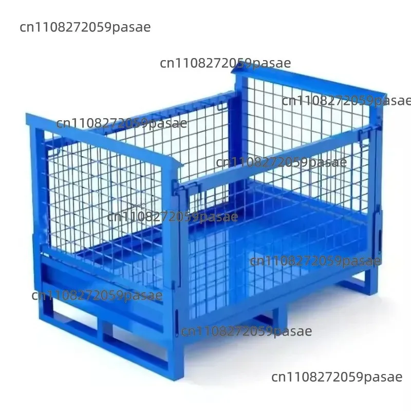 Metal Storage Pallet Cages, Containers, Wire Mesh Storage Cages, Logistics Storage Cages-Confirm The Color with Customer Service