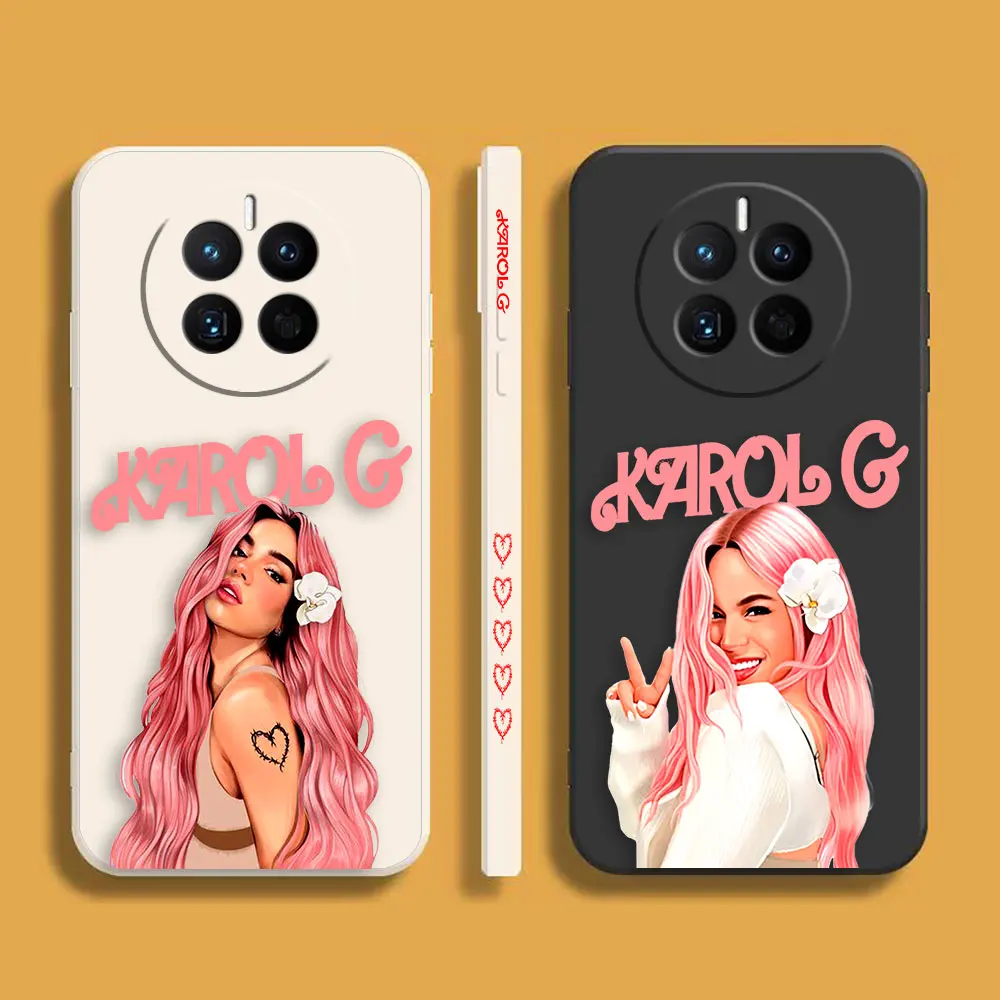 Pop Singer K-Karol G Phone Case For Huawei MATE 10 20 20X 30 40 P20 P30 P40 P50 LITE PRO PLUS Silicone Case Funda Shell Capa