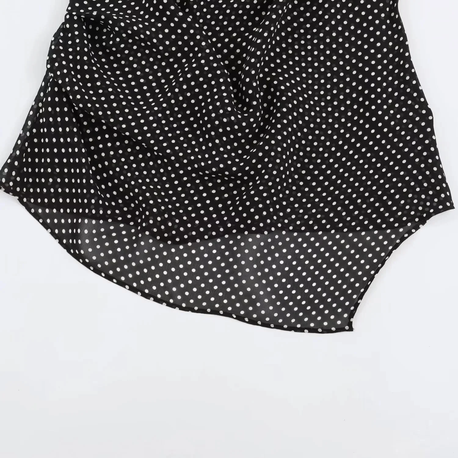KONDALA Vintage Party-Chic Damen-Hosenanzug mit Polka Dots, ärmellosem Neckholder-Top und langen, weiten Hosen – Modischer Sommer-Urlaubsanzug 2026 – Detail 9