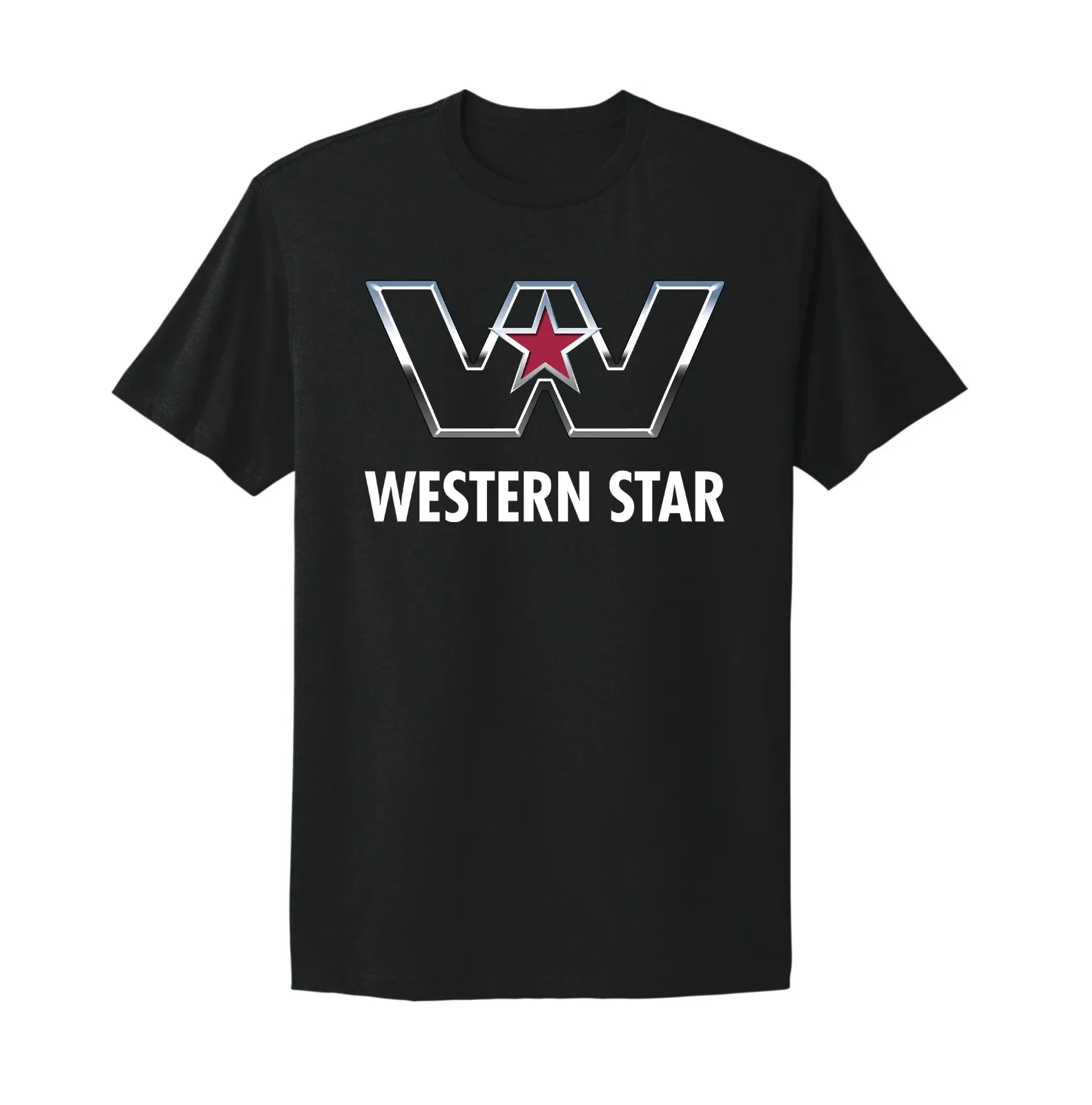

Western Star Trucks Logo Black T Shirt Size S 3XL