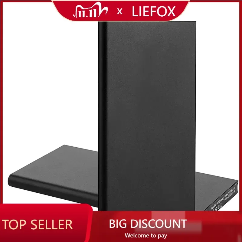 GRAN OFERTA: Batería Externa Portátil de 20000mAh, Ultra Delgada, con Doble USB, Carga Rápida, Linterna, para iPhone 14, 13, 12, 11, X, Pro, Xiaomi