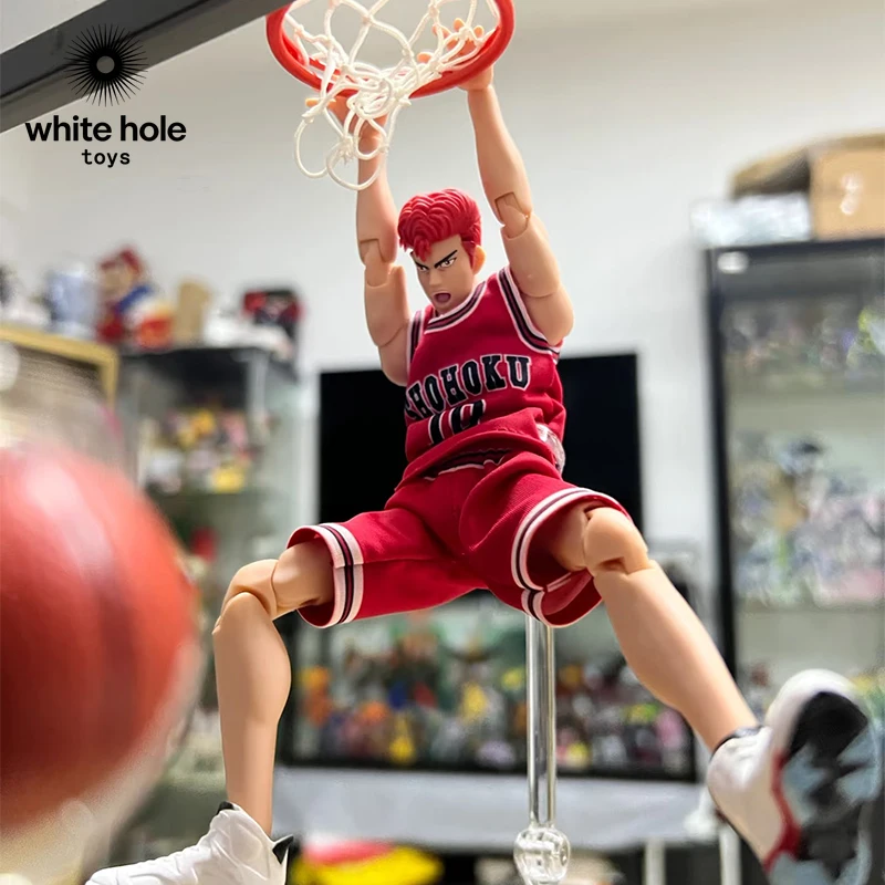 

Anime Slam Dunk 22cm Sakuragi Hanamichi Shohoku SHF Action Figure Toys Moveable Model Boxed Collection Figures Festival Gifts