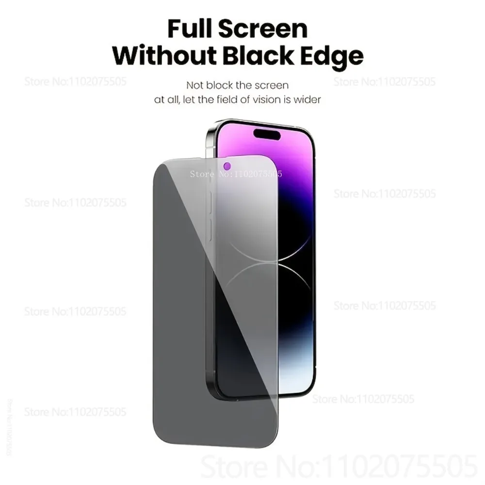 4pcs Privacy Tempered Glass for IPhone 17 Air 14 15 16 Promax 15 Plus Anti-Spy Screen Protector 17 Promax 13 Pro Protection Film view 2