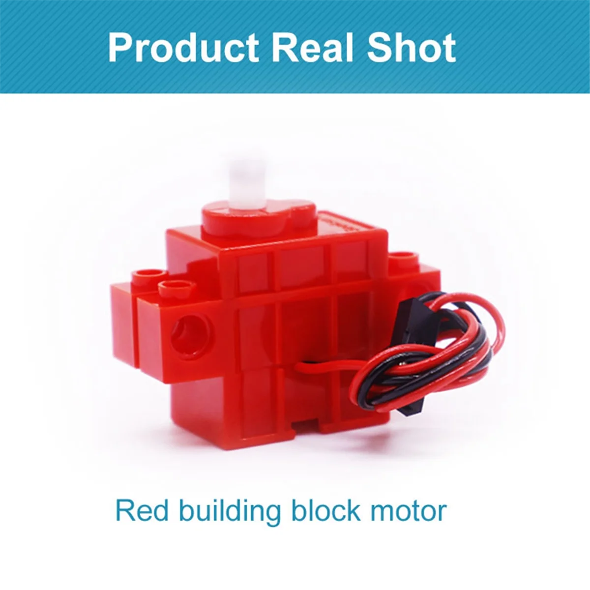 Servomotor de bloques de construcción programable A74Z, engranaje de dirección para coche Robot Microbit y Kit electrónico DIY, juguete programable B