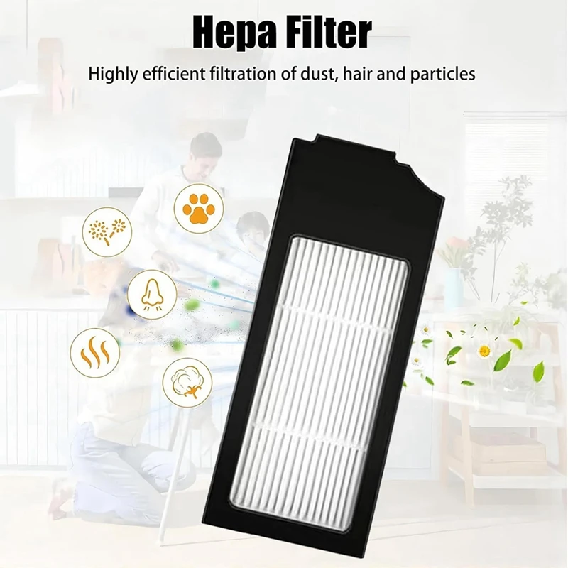 AU-Accessories For Yeedi C12 Pro Plus C12 Plus,1 Main Brush,6 Side Brushes,4 Mop Cloth Pads,4 Hepa Filters,1 Cleaning Brush